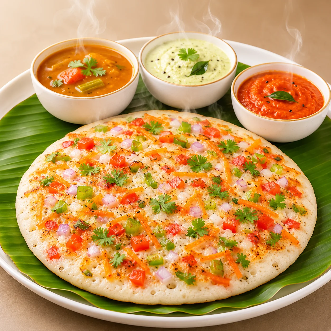 Vegetable uttapam recipe
